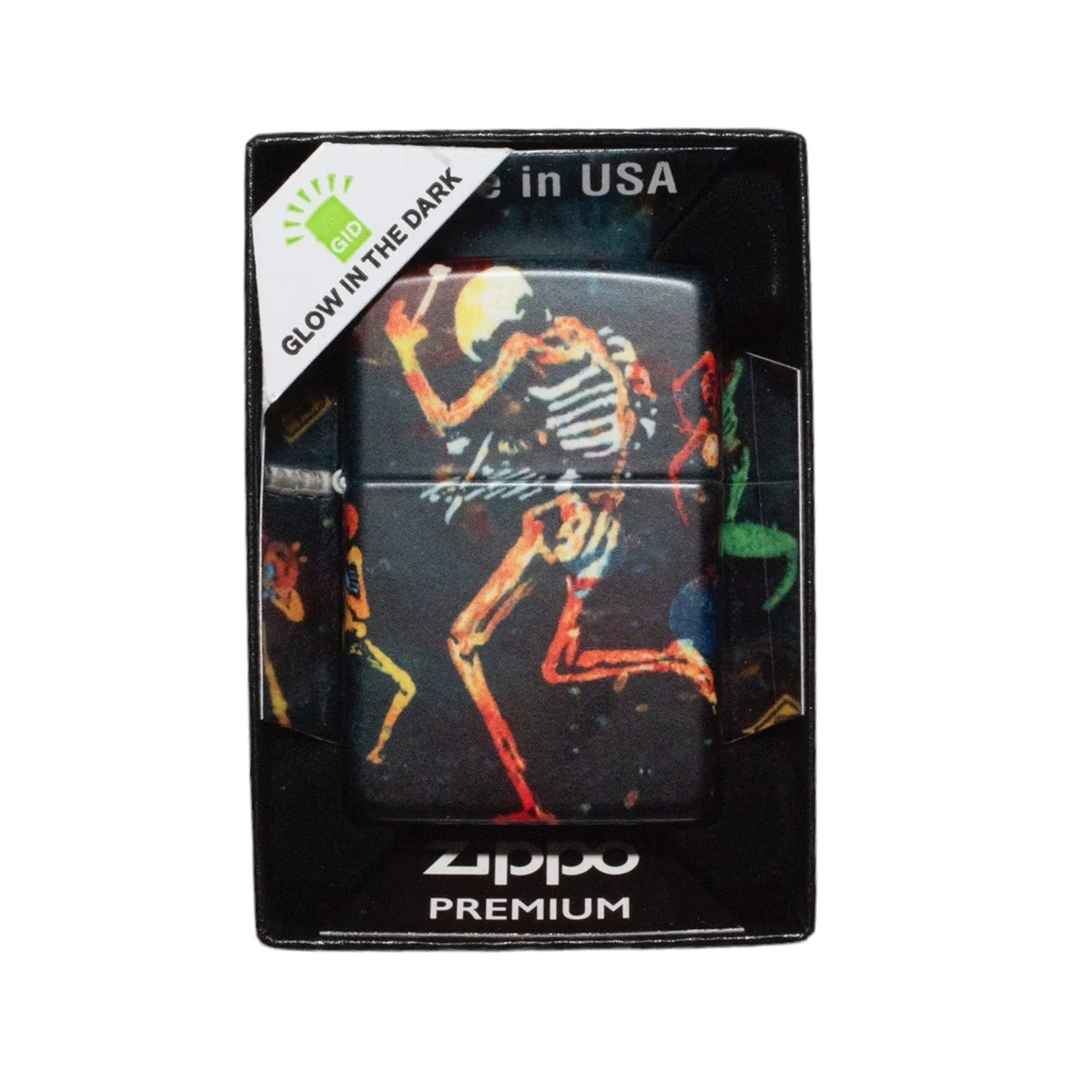 SKIDZ x Mickey Hart Psychopomp Glow-in-the-Dark Zippo Lighter