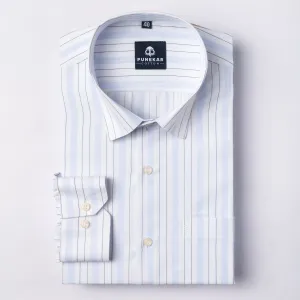 Sky Blue Color Prime Cotton Lining Shirt For Men