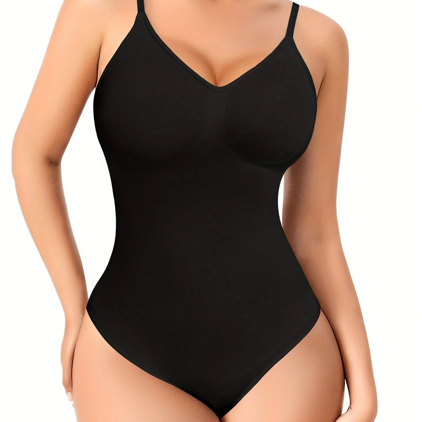 Slimming Shapewear Bodysuit for Women Tummy Control Sculpting Body Shaper Thong Bodysuit Shaping Tank Tops