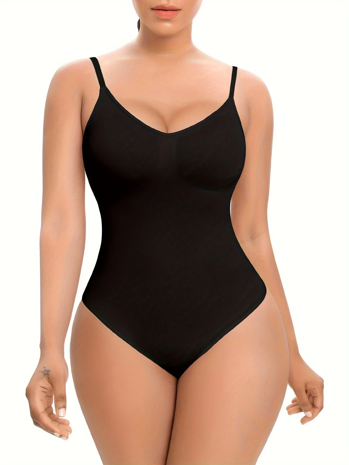 Slimming Shapewear Bodysuit for Women Tummy Control Sculpting Body Shaper Thong Bodysuit Shaping Tank Tops