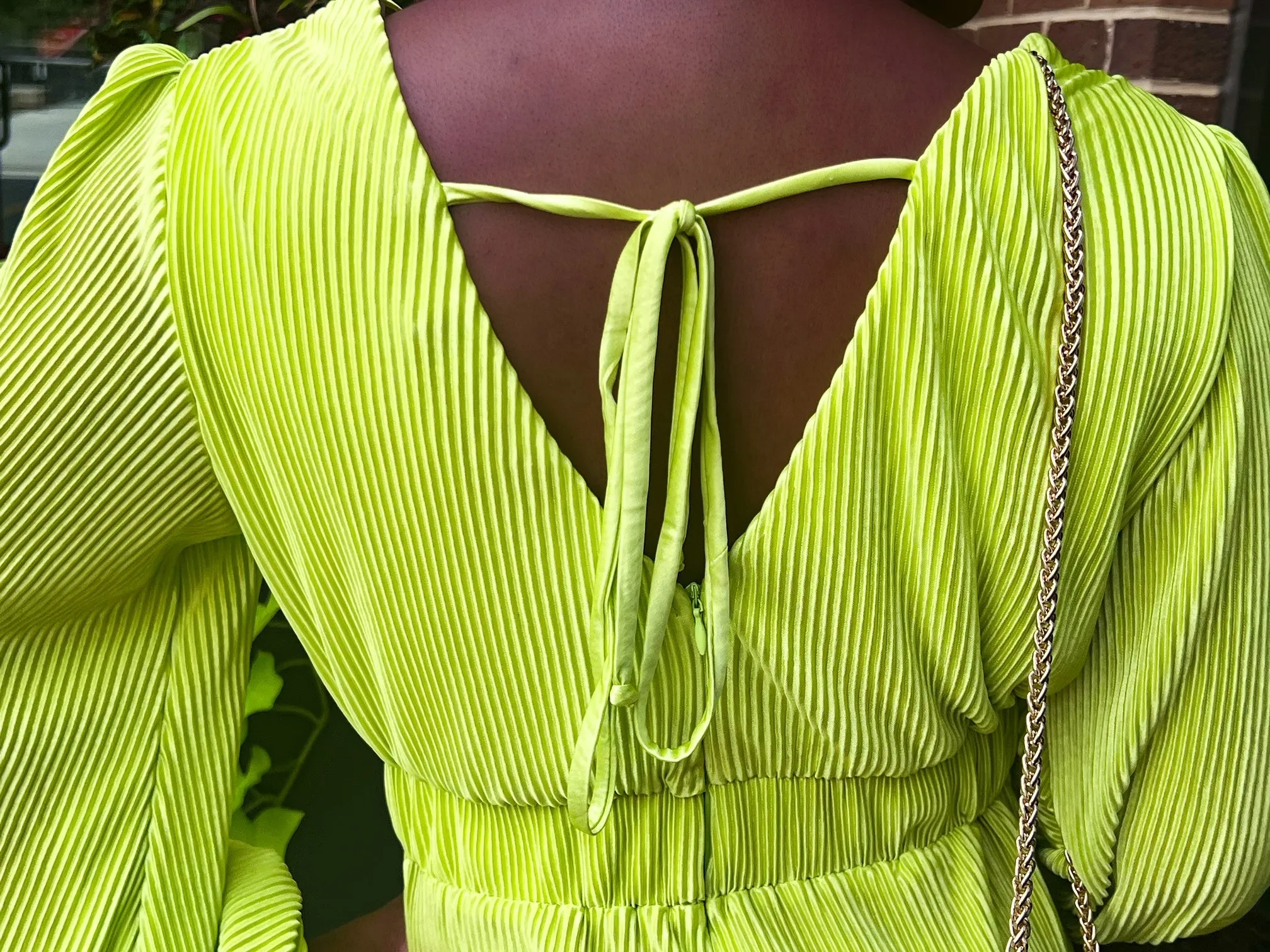 Soft Life Chartreuse Jumpsuit