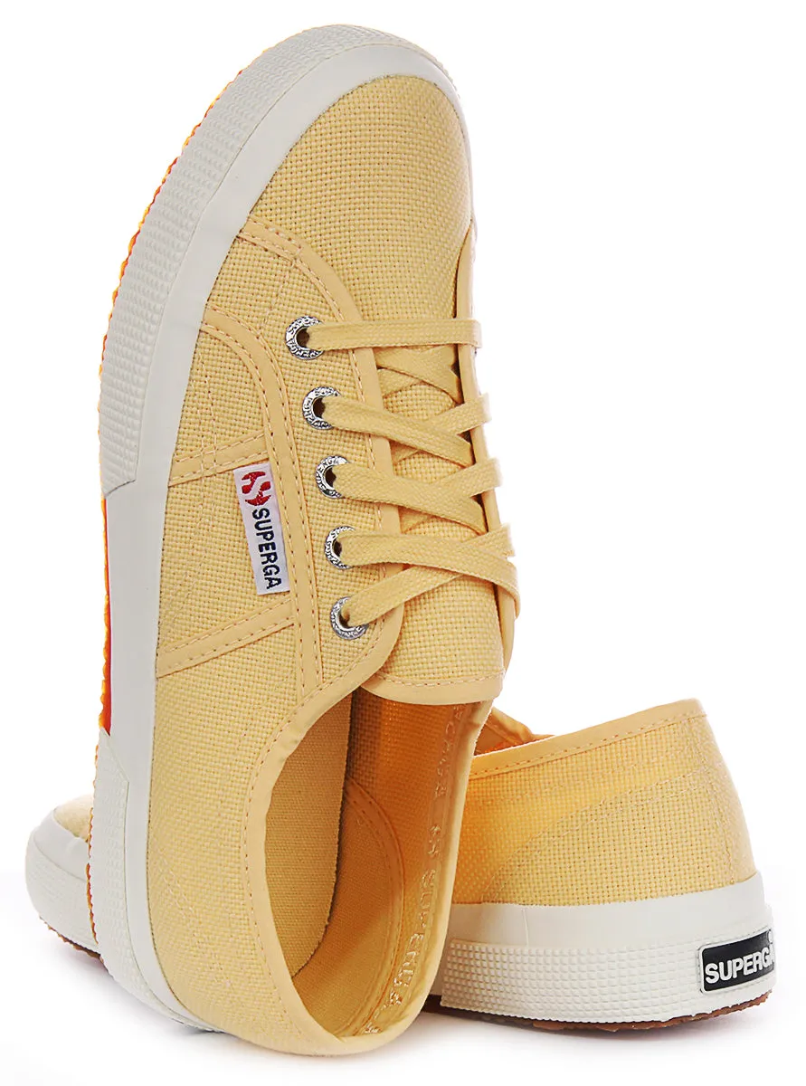 Superga 2750 Cotu Classic In Peach Yellow