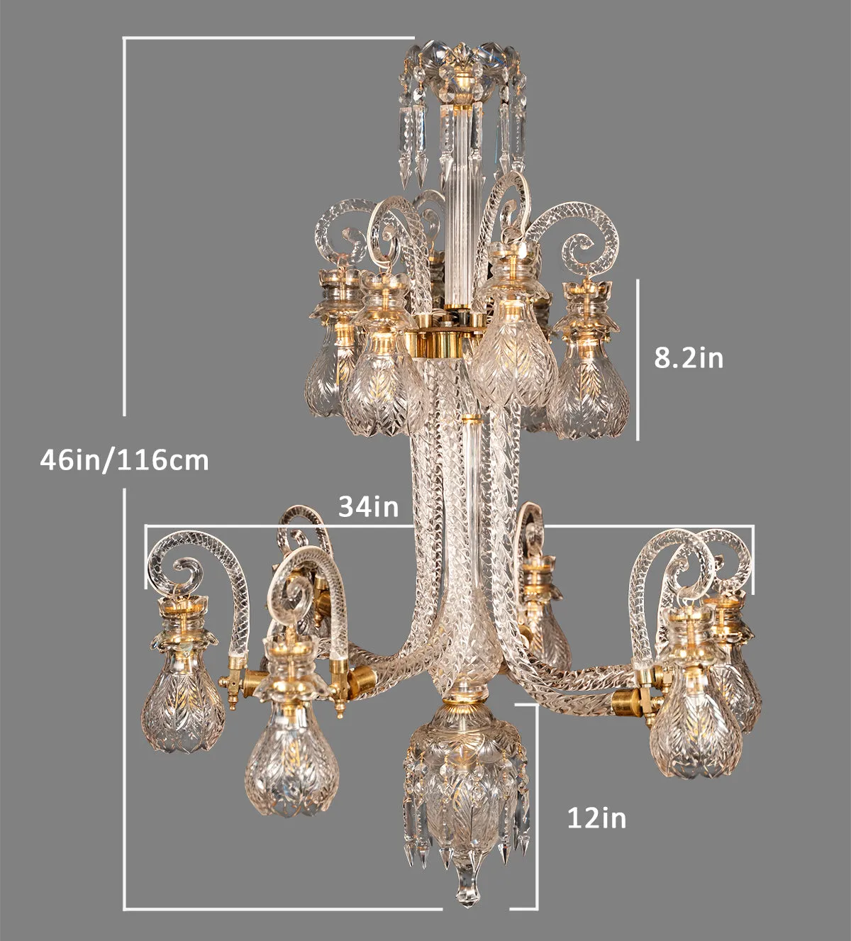 The Oasis Grandeur Crystal Chandelier