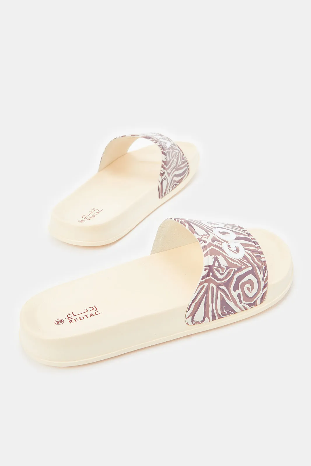 Women Multicolour Good Vibes Slide